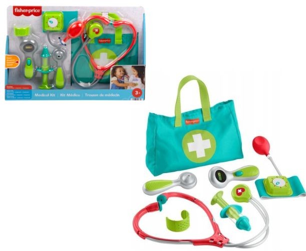 Trusă medicală de jucărie Mattel Fisher-Price, set de doctor, 3+ ani