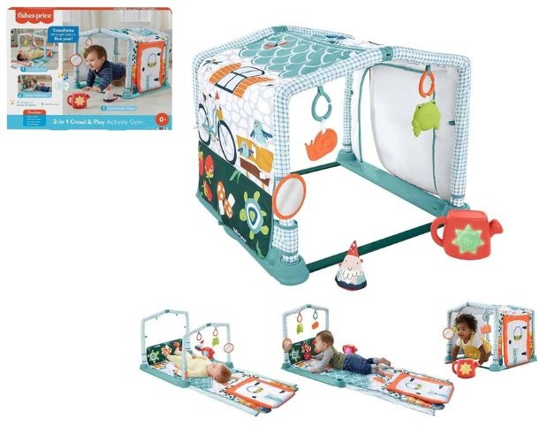 Saltea de joacă Mattel Fisher Price Sweet Home, 3 în 1, 0+ luni
