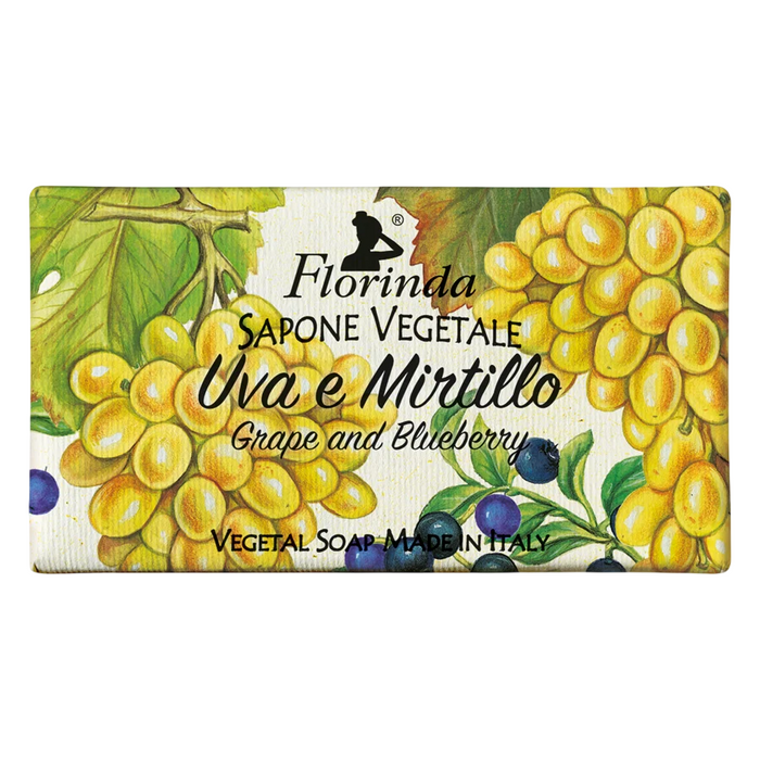 Săpun vegetal Florinda Uva e Mirtillo, hidratant, vegan, 100 g