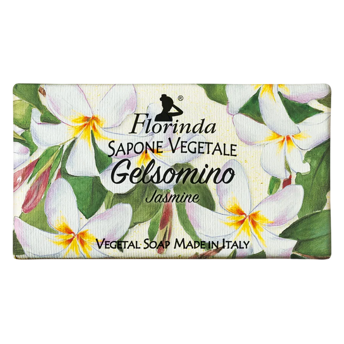 Săpun parfumat Florinda Jasmine, vegan, hidratant și de curățare, 100 g