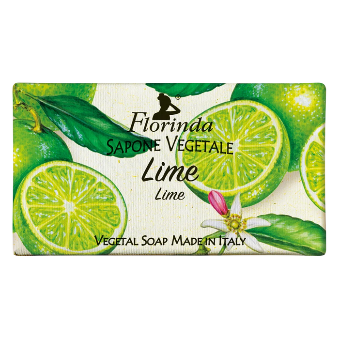 Săpun Florinda Lime, de curățare și hidratare, vegan, 100 g