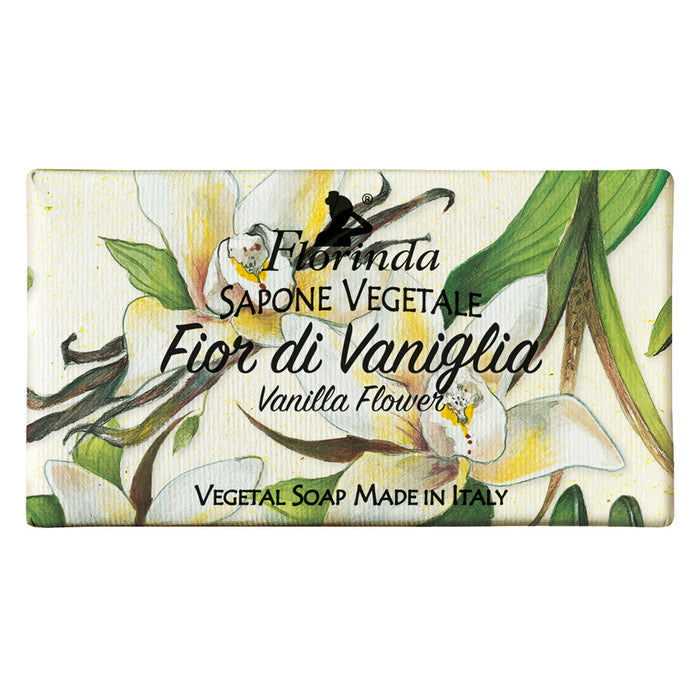 Săpun parfumat Florinda Vanilla Flower, vegan, hidratant, 100 g