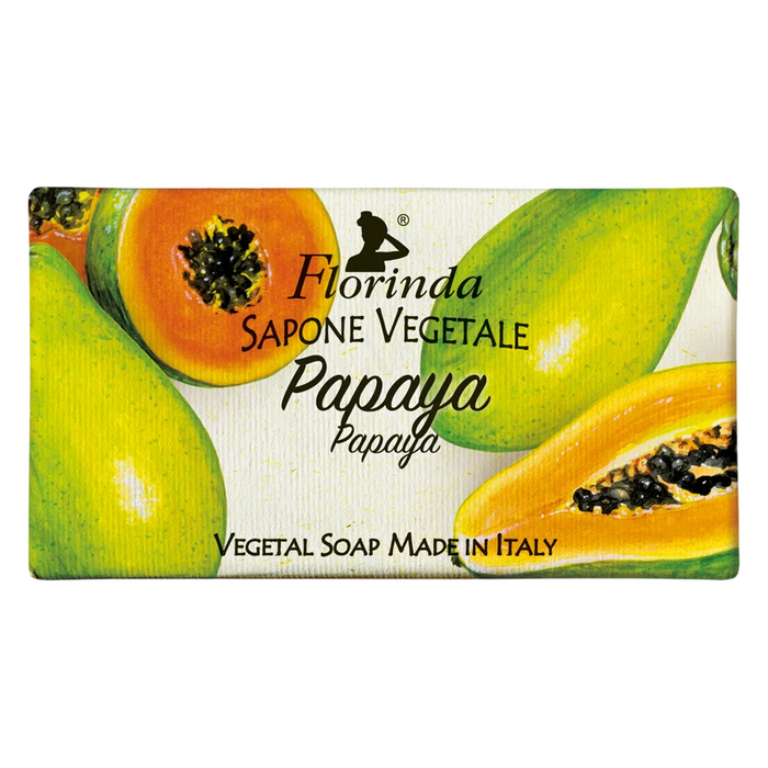 Săpun parfumat Florinda Papaya, vegan, hidratant, 100 g