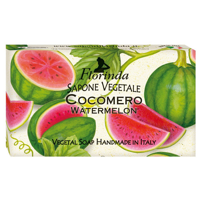 Săpun solid Florinda Watermelon, vegetal, vegan, pentru curățare și hidratare, 100 g