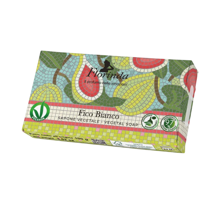 Săpun parfumat Florinda White Fig, vegan, hidratant, 100 g