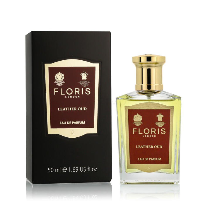 Apă de parfum Floris Of London Leather Oud, unisex, 50 ml