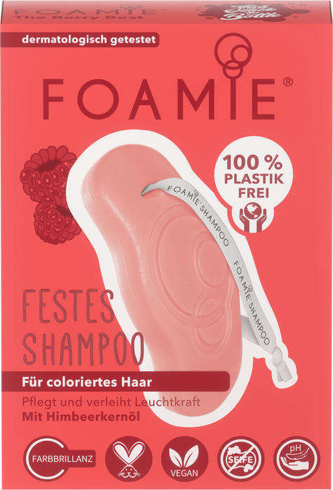 Șampon solid Foamie The Berry Best, pentru protecția culorii, 80 g