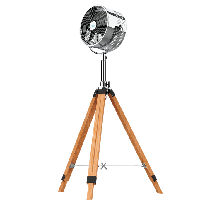 Ventilator cu trepied Cecotec EnergySilence 1200 Woody, 80 W, diametru 30 cm, 3 trepte, aspect lemn