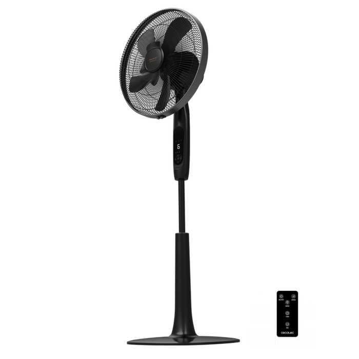 Ventilator cu picior Cecotec EnergySilence 1020 Extreme Connected, 60 W, 6 trepte, diametru 40 cm, negru