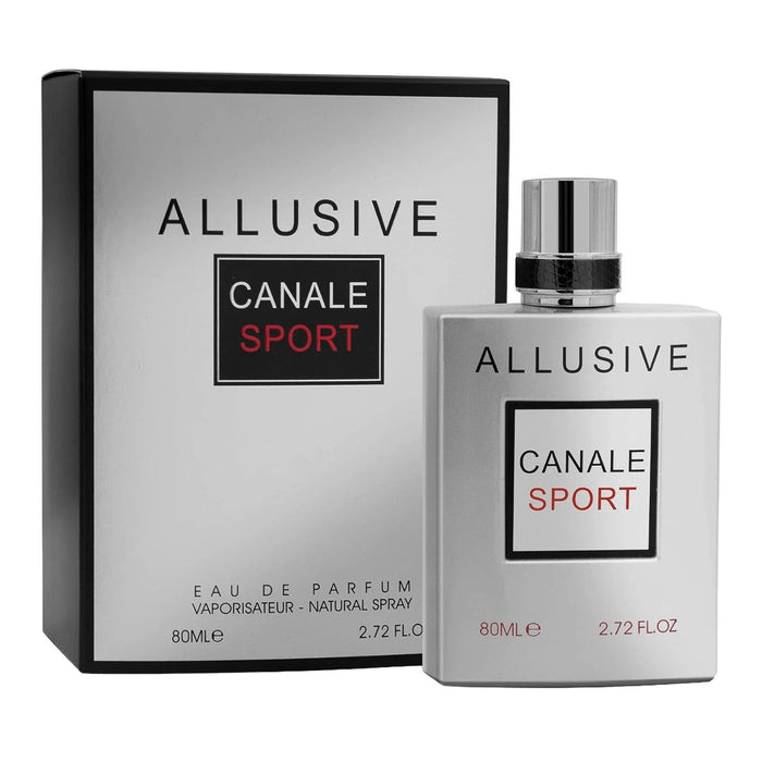 Apă de parfum Fragrance World Allusive Canale Sport, pentru bărbați, 80 ml
