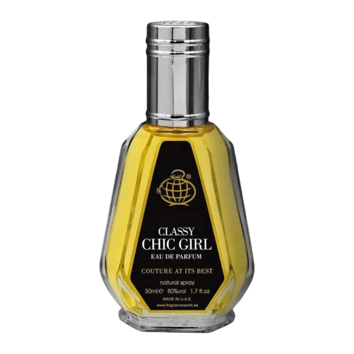 Apă de parfum Fragrance World Classy Chic Girl, pentru femei, 50 ml