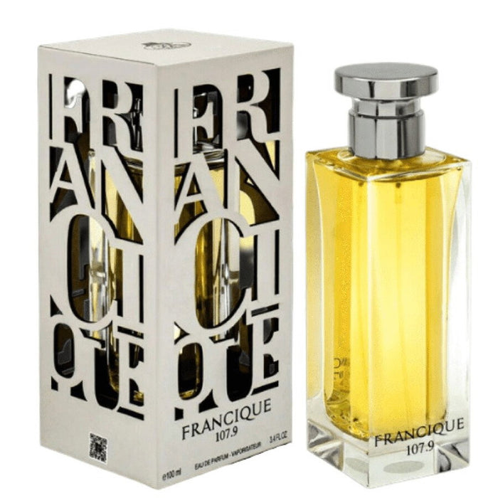Apă de parfum Fragrance World Francique 107,9, unisex, 100 ml