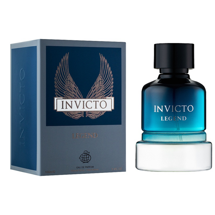Apă de parfum Fragrance World Invicto Legend, pentru bărbați, 100 ml