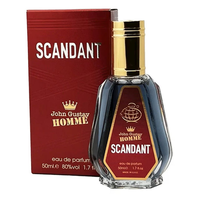 Apă de parfum Fragrance World John Gustav Homme Scandant, pentru bărbați, 50 ml