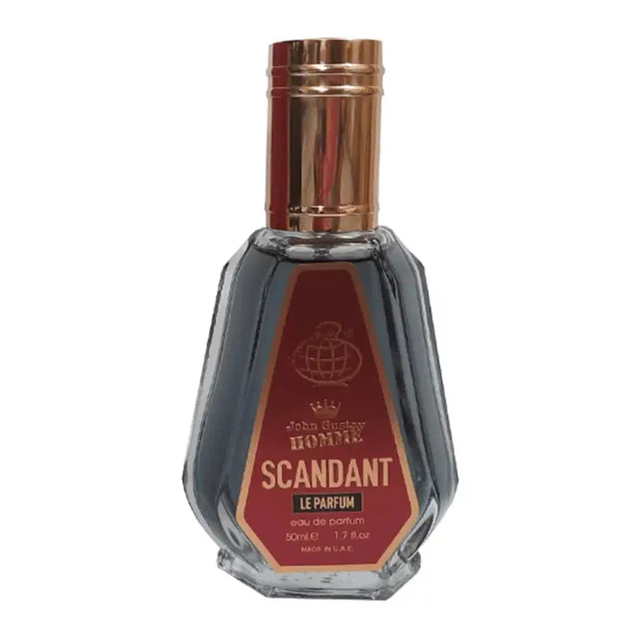Apă de parfum Fragrance World John Gustav Homme Scandant, pentru bărbați, 50 ml