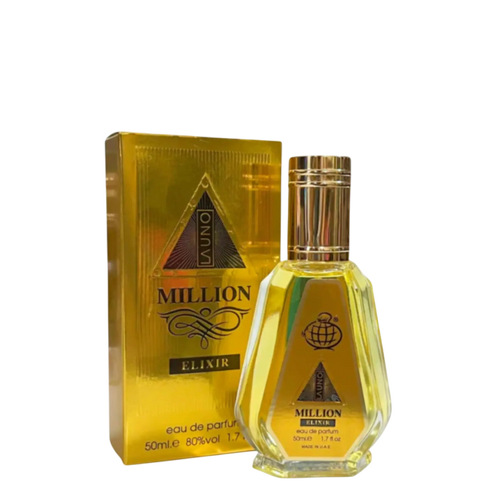 Apă de parfum Fragrance World La Uno Million Elixir, pentru bărbați, 50 ml