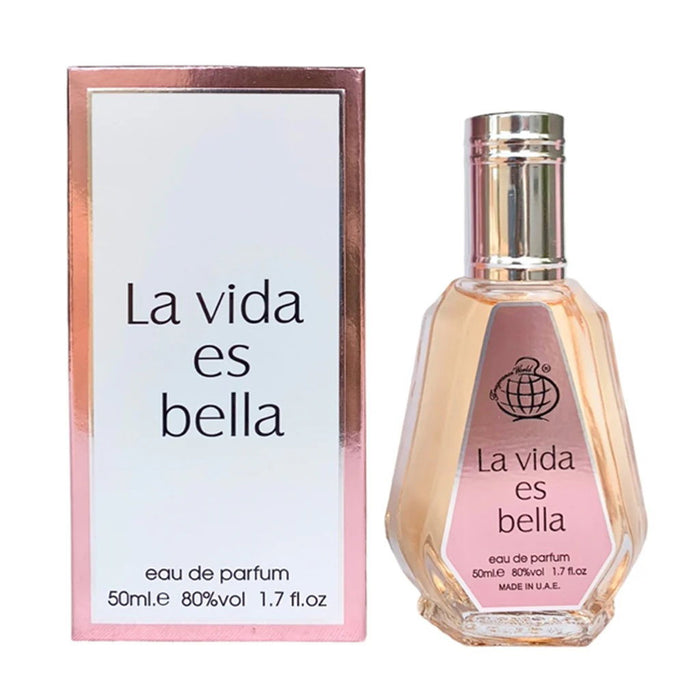 Apă de parfum Fragrance World La Vida Es Bella, pentru femei, 50 ml