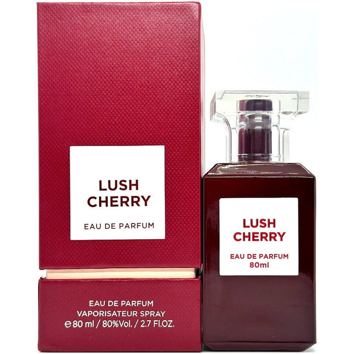 Apă de parfum Fragrance World Lush Cherry, unisex, 80 ml