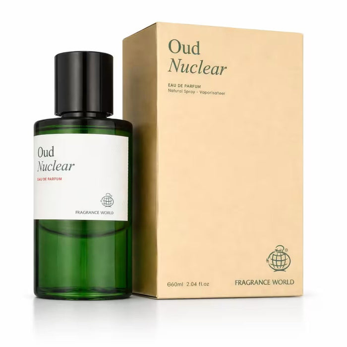 Apă de parfum Fragrance World Oud Nuclear, unisex, 60 ml