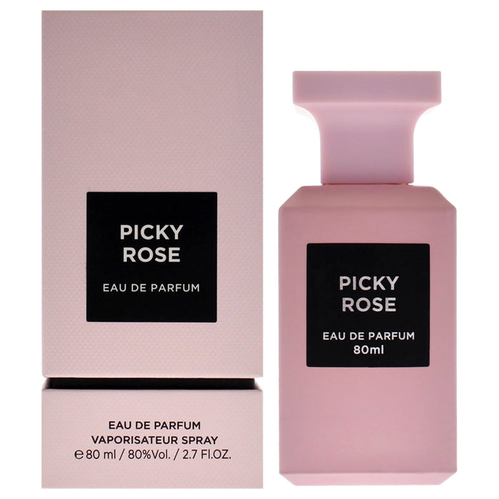 Apă de parfum Fragrance World Picky Rose, pentru femei, 80 ml