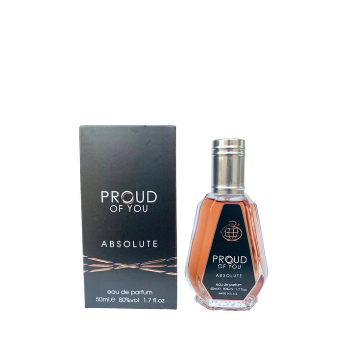 Apă de parfum Fragrance World Proud Of You Absolute, pentru bărbați, 50 ml