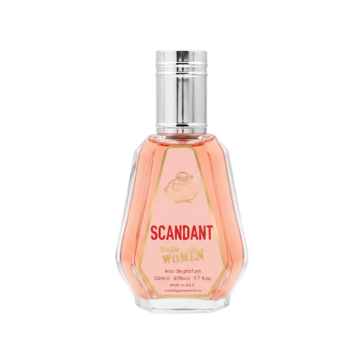 Apă de parfum Fragrance World Scandant Belle Celine, pentru femei, 50 ml