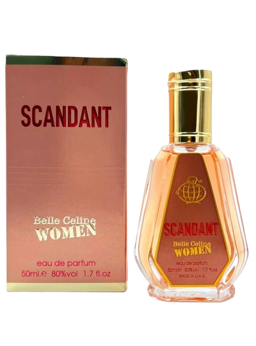 Apă de parfum Fragrance World Scandant Belle Celine, pentru femei, 50 ml