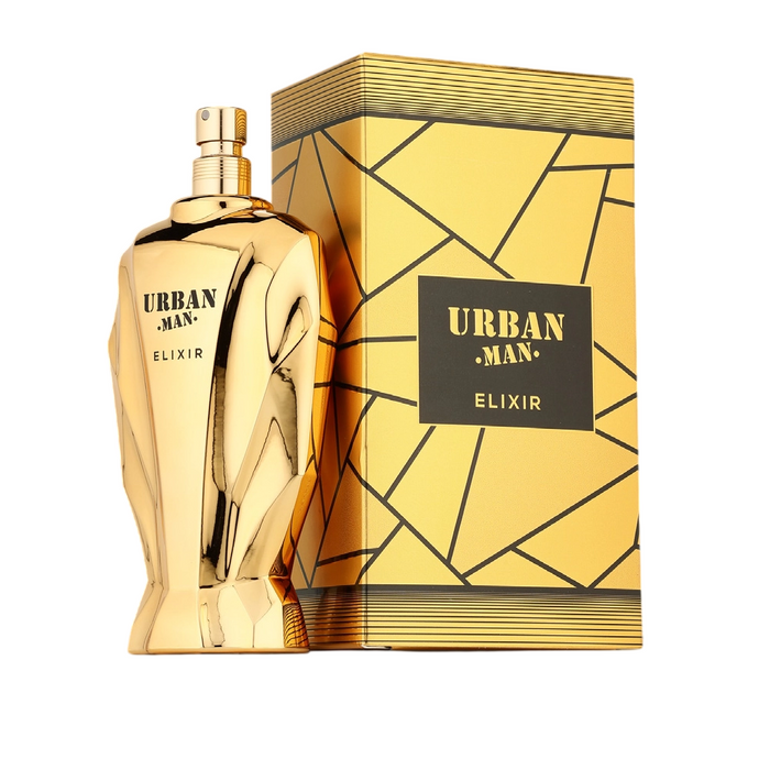Apă de parfum Fragrance World Urban Man Elixir, pentru bărbați, 90 ml
