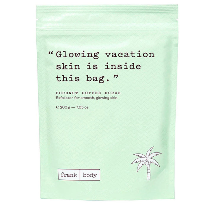 Exfoliant pentru corp Frank Body Coffee Coconut, netezitor, 200 g