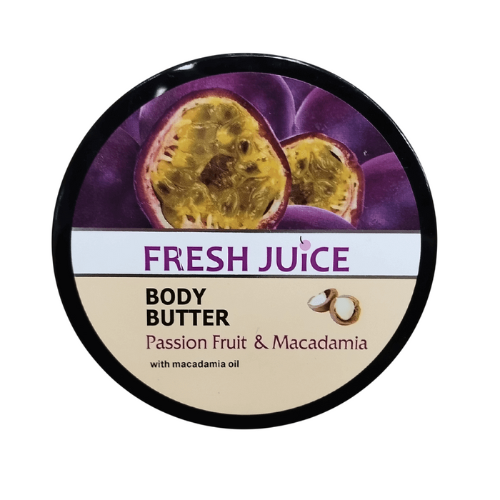 Unt de corp Fresh Juice Passion Fruit & Macadamia, hidratant, 225 ml