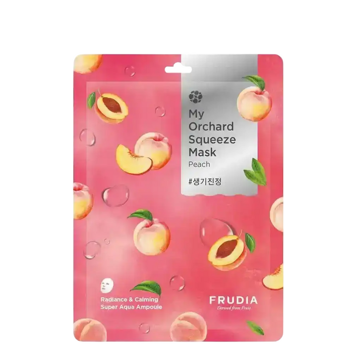 Mască facială Frudia My Orchard Squeeze Mask, cu piersică, calmantă, 21 ml