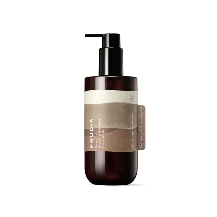 Gel de duș Frudia Re:Proust Essential Blending, lemn de santal și ulei de mușețel, 300 ml