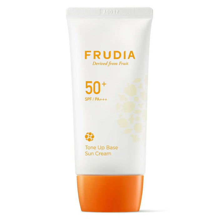 Cremă de protecție solară Frudia Tone Up Base, antirid, SPF 50+, pentru față, 50 ml