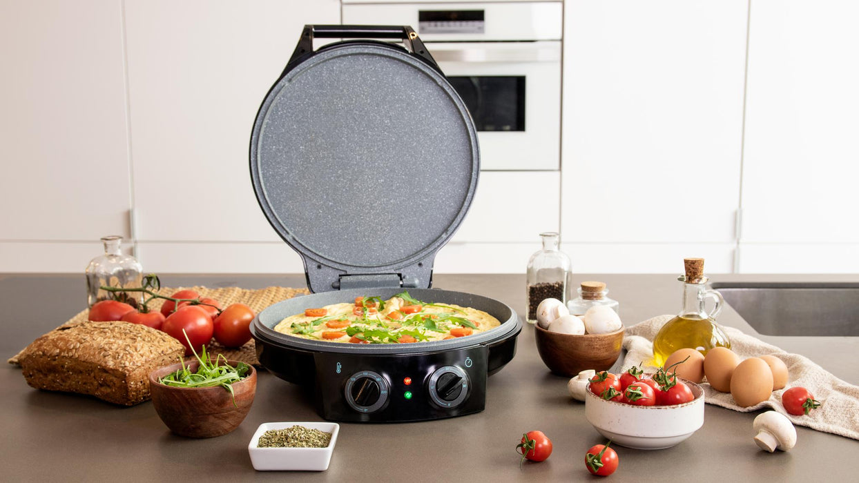 Cuptor electric pentru pizza Cecotec Fun Pizza&Co, 1800 W, diametru 31 cm, timer 30 min