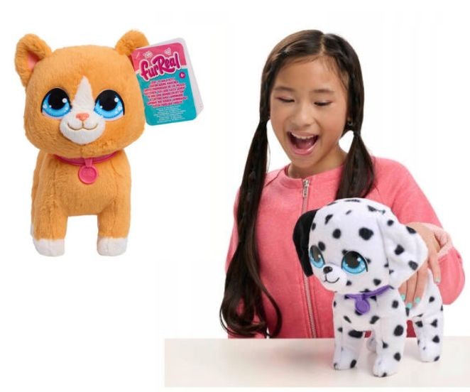 Jucărie interactivă Hasbro Fur Real Love to Walk, pisică sau cățel, diverse modele