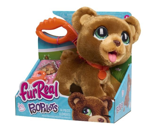 Jucărie interactivă Hasbro FurReal Poopalots, ursuleț, 14 piese