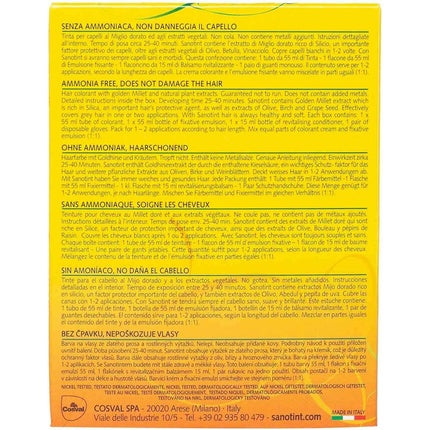 Coloranți Păr, Sanotint Cosval Light Tint Dark Golden Blonde 77, 125 ml