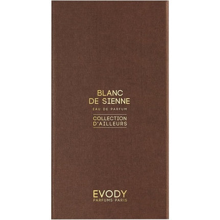 Evody Blanc De Sienne Eau De Parfum, sticlă brună, capac din lemn, 100ml