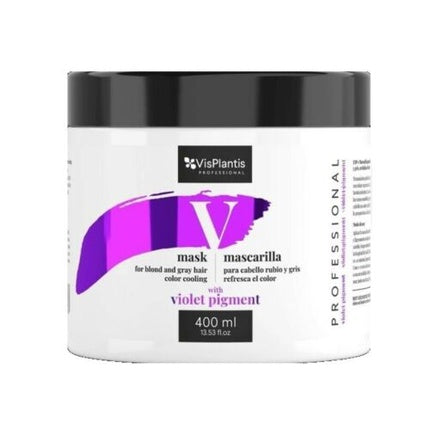 Mască pentru păr Vis Plantis Professional Color Cooling Mask, violet pigment, 400ml