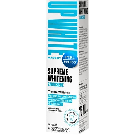 Pastă de dinți Perl Weiss Supreme Whitening, 75 ml