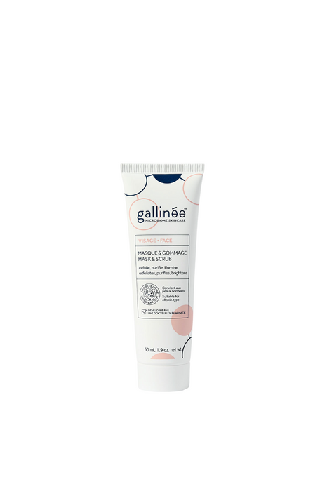 Mască exfoliantă pentru față Gallinee Microbiome Skincare, purifiantă, 50 ml