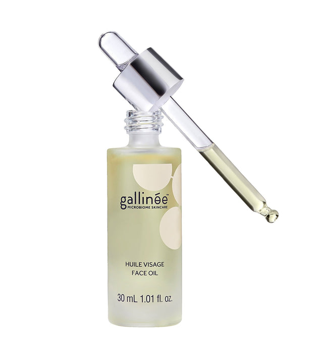 Ulei de față Gallinee Microbiome Skincare, cu prebiotice și postbiotice, hrănitor, 30 ml, tester