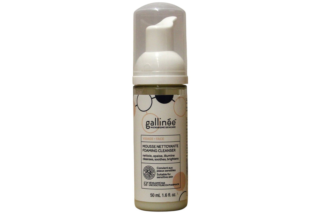 Spumă de curățare Gallinée Microbiome Skincare, purificatoare, cu prebiotice și postbiotice, 50 ml
