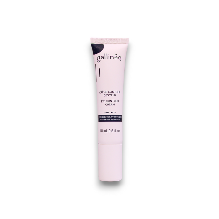 Cremă pentru ochi Gallinee Microbiome Skincare, hidratantă, cu prebiotice și probiotice, 15 ml