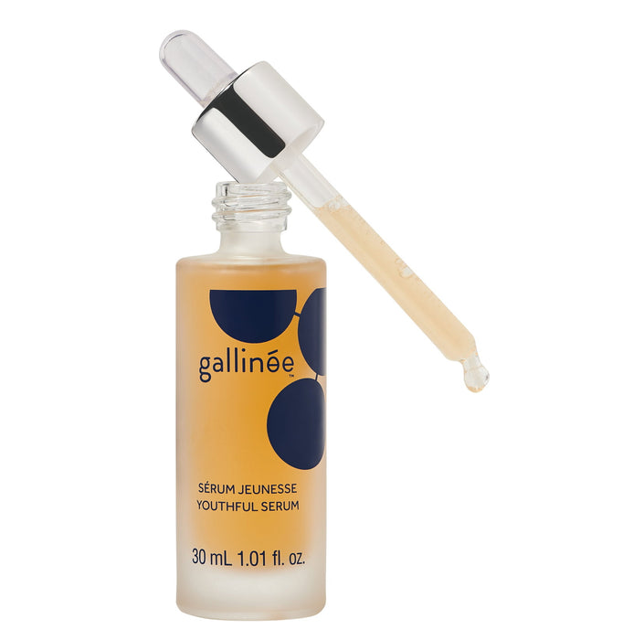 Ser de față Gallinee Microbiome Skincare, antiîmbătrânire, cu prebiotice, probiotice și postbiotice, 30 ml