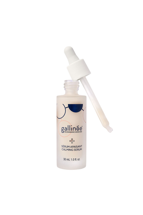 Ser de față Gallinee Microbiome Skincare, calmant, cu prebiotice, probiotice și postbiotice, 30 ml
