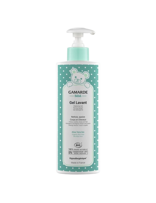 Gel de duș Gamarde Baby, hidratant, pentru corp și păr, 400 ml