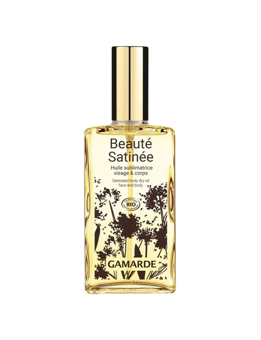 Ulei uscat Gamarde Beauty Satinée, pentru față și corp, hidratant, parfumat, 100 ml