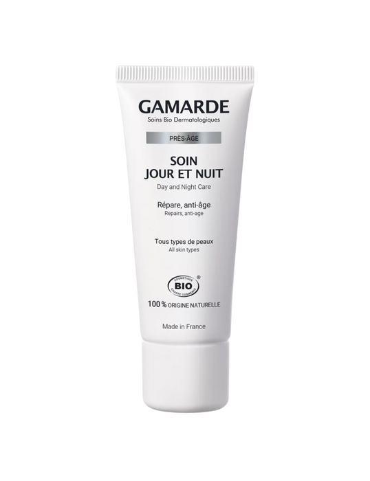 Cremă de față și gât Gamarde Soin Jour et Nuit, bio, antiîmbătrânire, zi și noapte, 40 ml