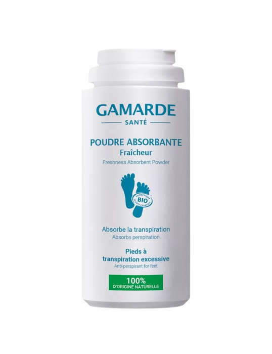 Pudră pentru picioare Gamarde Poudre Absorbante Fraîcheur, bio, antiperspirantă, 35 g